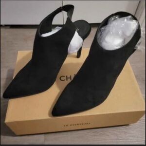 Chateau Sleek Black Women's Heels